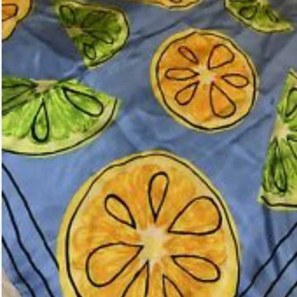 Talbots Citrus Silk Scarf - Picture 1 of 5